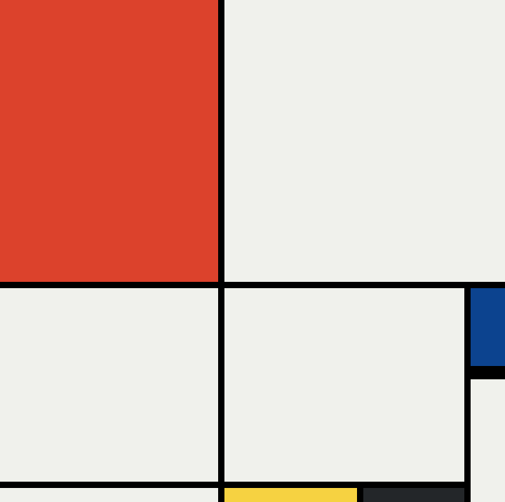 Piet mondrian painting replica